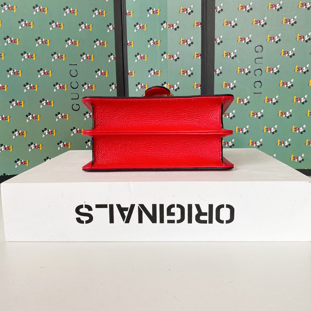 Gucci Interlocking Leather Chain Crossbody