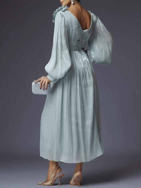 Double Chiffon Temperament Dress