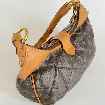 Louis Vuitton brown monogram quilted shoulder bag