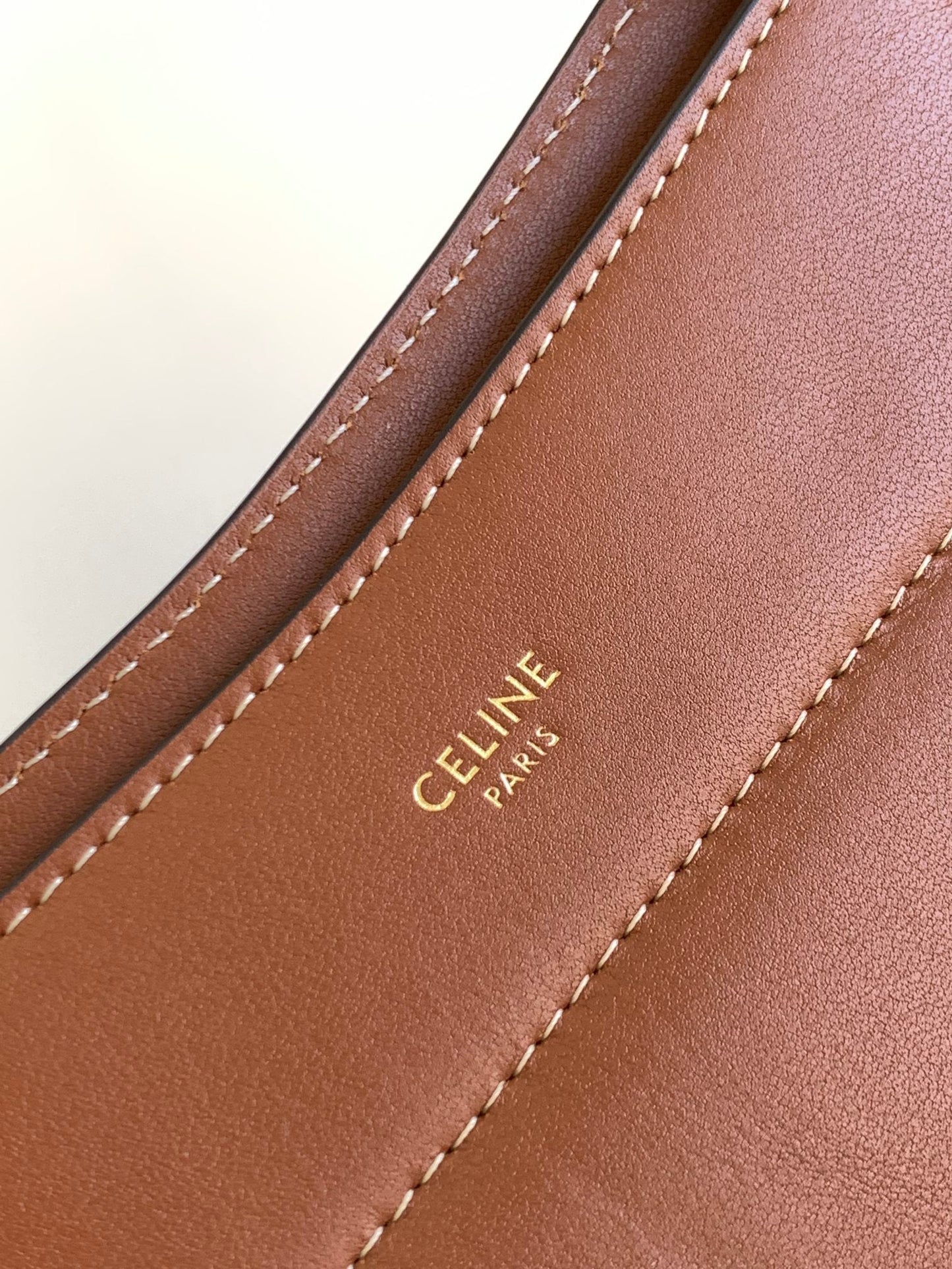 Celine Medium Cabas Bourgeoi brown handbag