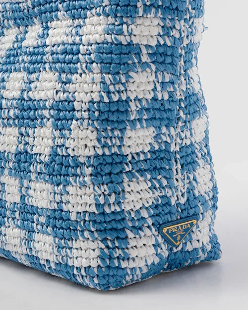 PRADA  Large crochet tote bag