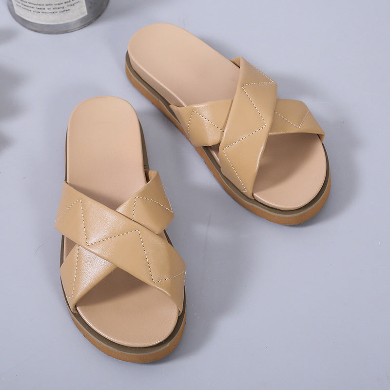 Platform Crossover Women's Sandals