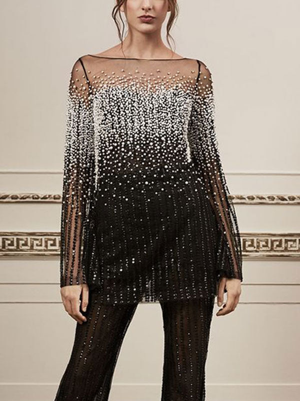 Pearl temperament party ladies sets