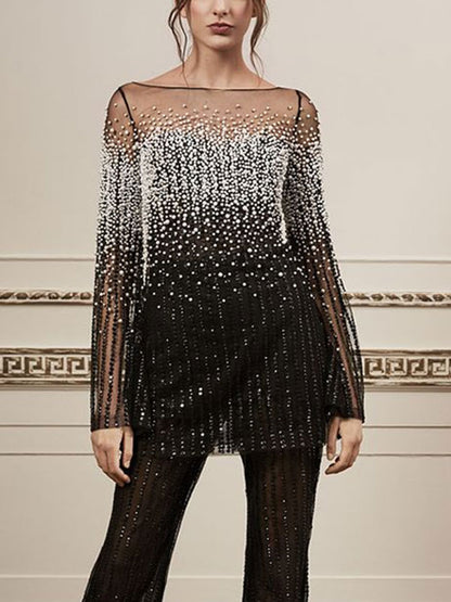 Pearl temperament party ladies sets