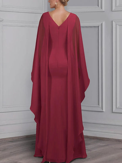 Round Neck Solid Color Maxi Dress