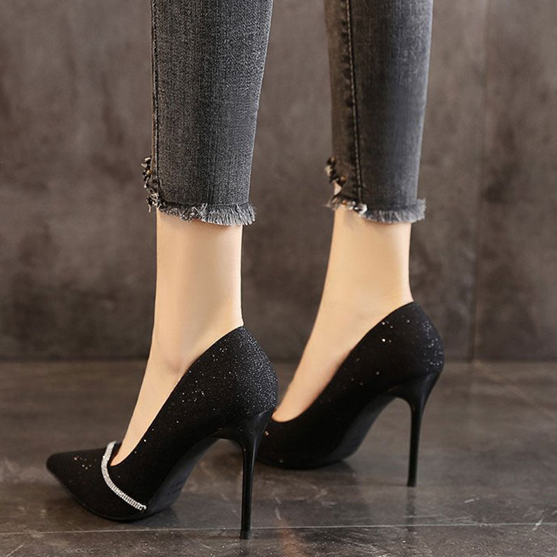 Spring Patent Leather Elegant Ladies Pumps