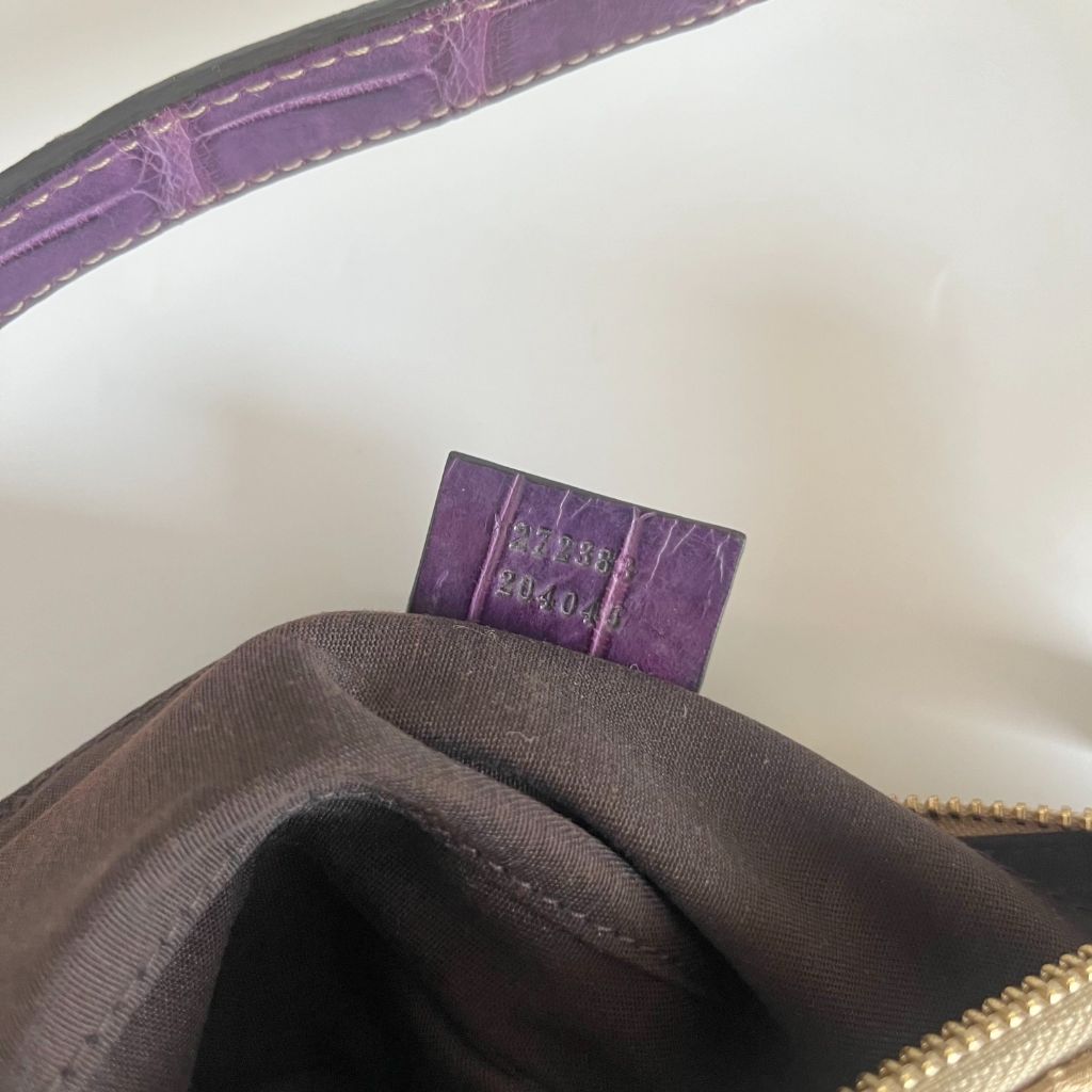 Gucci Beige Guccisima Vintage Small Shoulder Bag