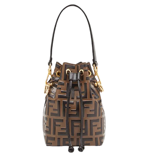 Fendi Mon Tresor Leather Mini-Bag ‘Brown’