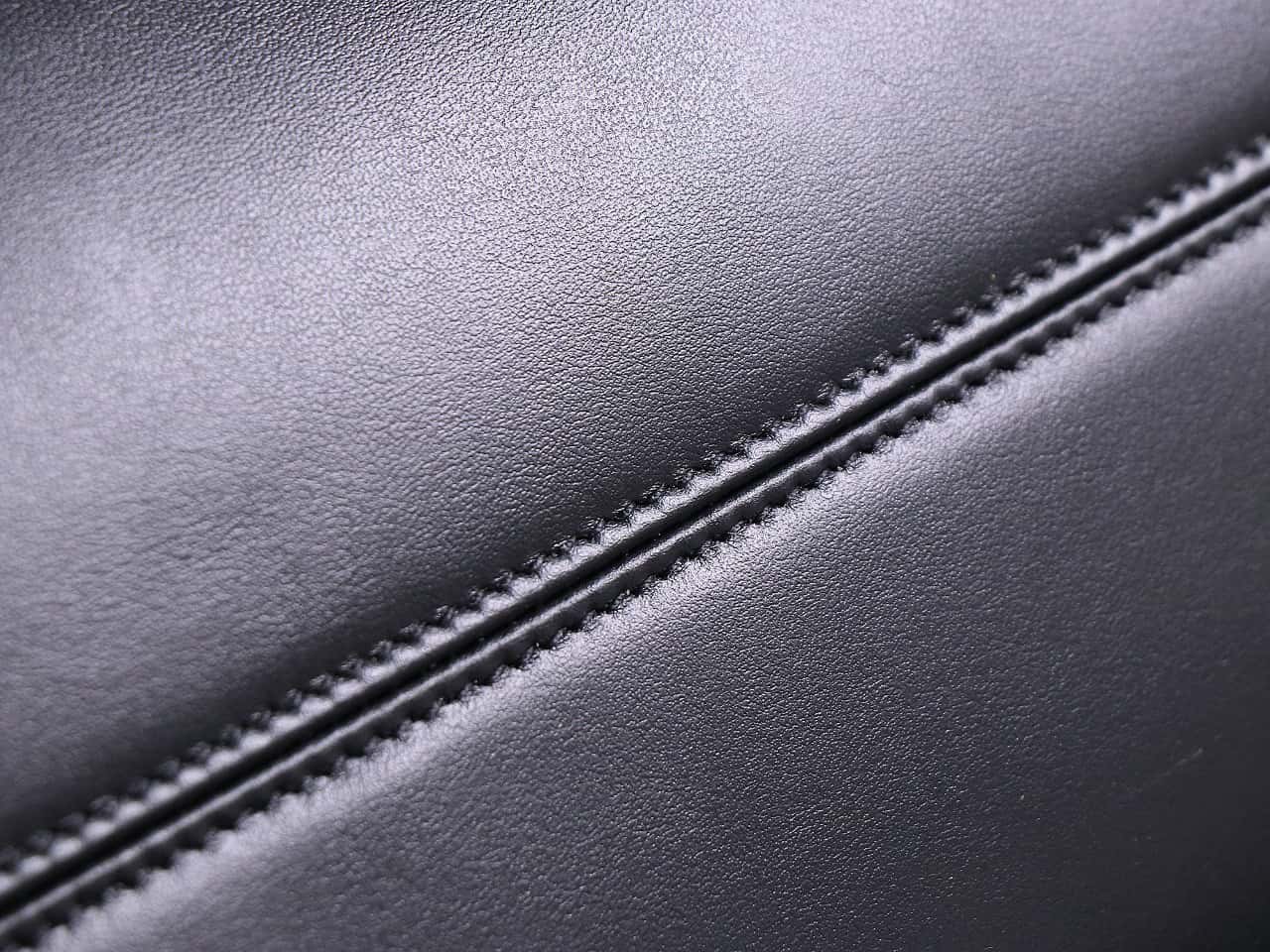 Celine cabas rawstring cuir triomphe in grained calfskin handbag