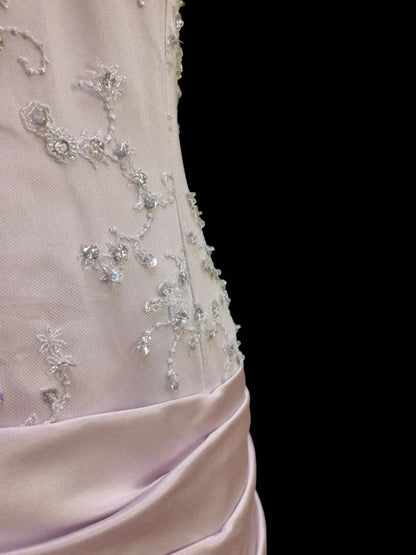 Pink sweet bow decoration long floor-length ball gown evening dress adult ceremony birthday dress gh4100