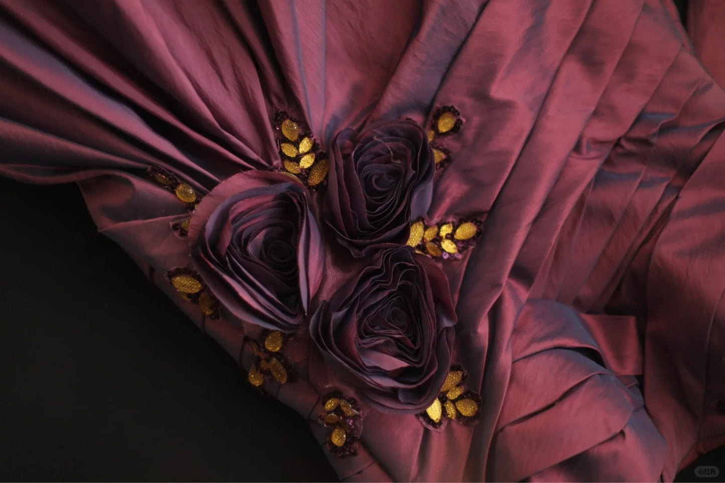 Symphony Purple Fashion Sexy Handmade Rose Flower Short Taffeta Satin Homecoming Dress Birthday Party Dress Cocktail Party Dress Evening Dress Retro Princess Dress Wedding Adult Ceremony Birthday Party gh3963