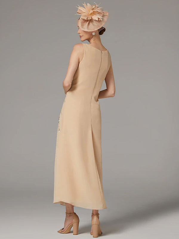 Sequin Solid Color Dress Suit