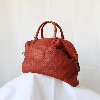 Bottega Veneta Intrecciato Red Large Bag