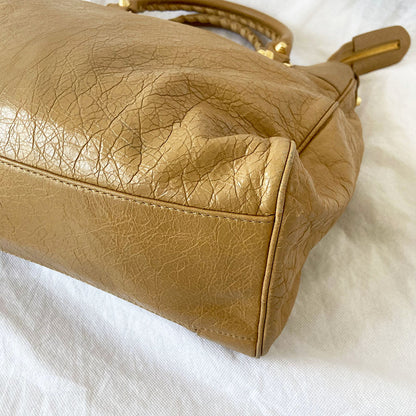Balenciaga Classic Velo Tan City Bag