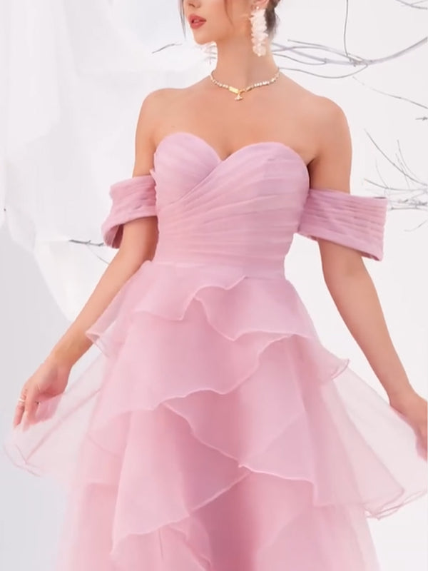 Elegant and Exquisite Tube Top Women's Dress