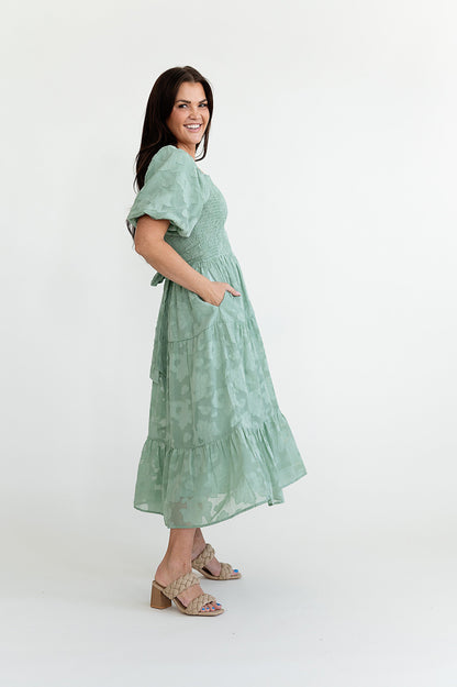 loveedsTM-Evangeline Dress in Dusty Sage