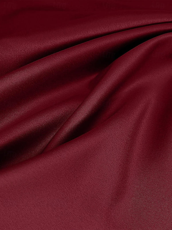 Round Neck Solid Color Lace Midi Dress