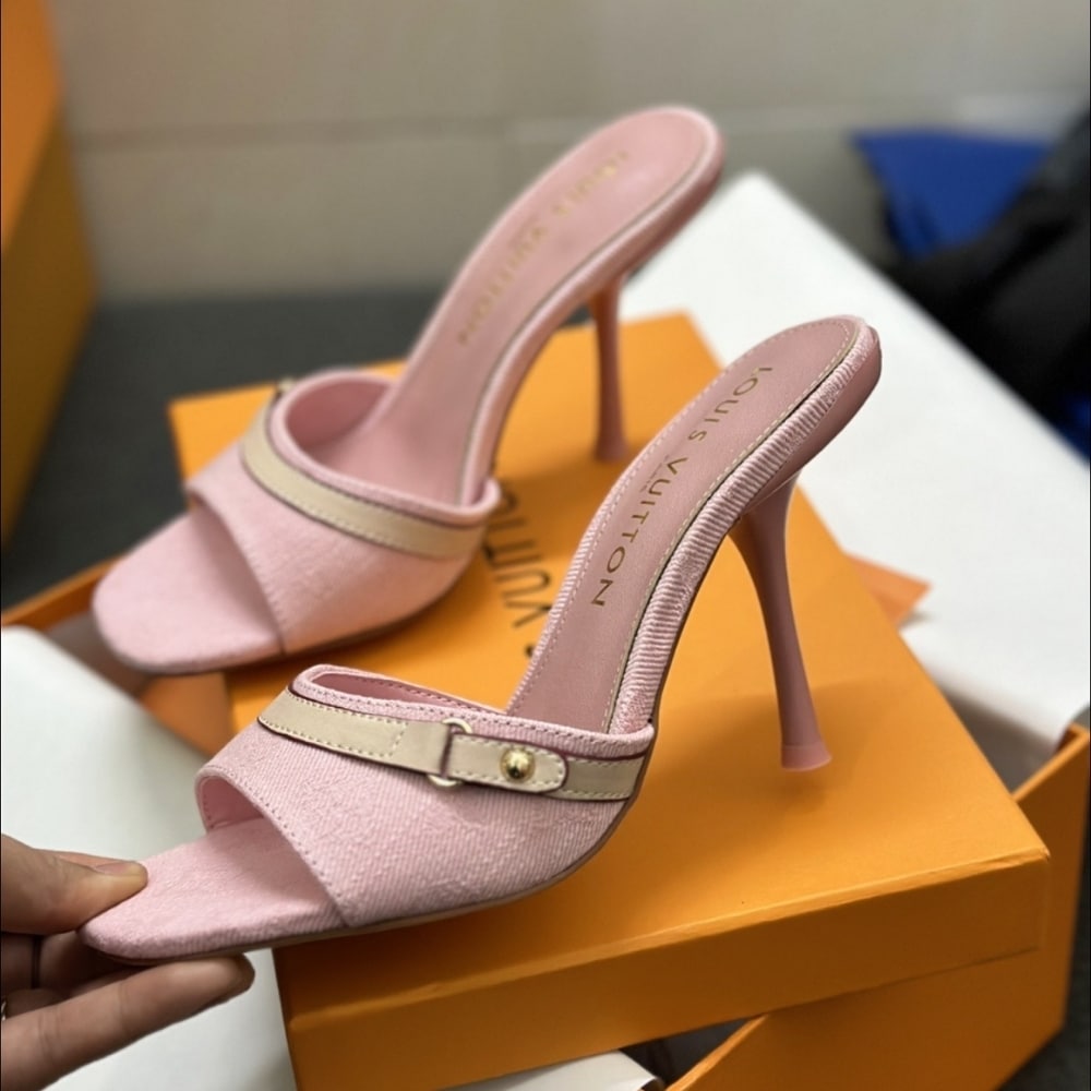 LOUIS VUITTON 6AM MULE ROSE 1ADIFX
