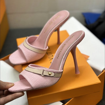 LOUIS VUITTON 6AM MULE ROSE 1ADIFX