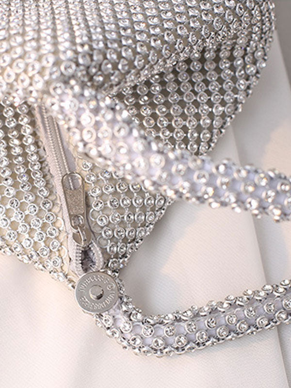 Handmade Rhinestone Clutch Party Bag