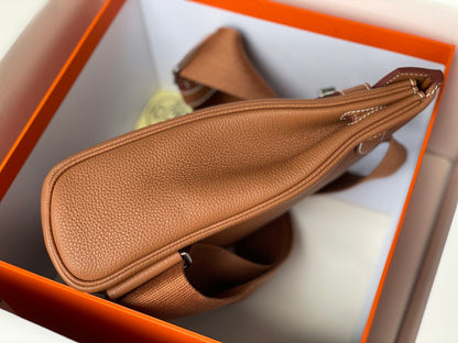 H HAC A DOS TOGO BACKPACK PALLADIUM HARDWARE BROWN 29CM