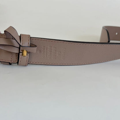 Gucci beige Matelassé Leather GG Marmont Belt Bag