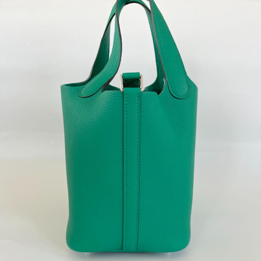 Hermès Picotin Lock 18 Taurillon Maurice Vert Jade Bag