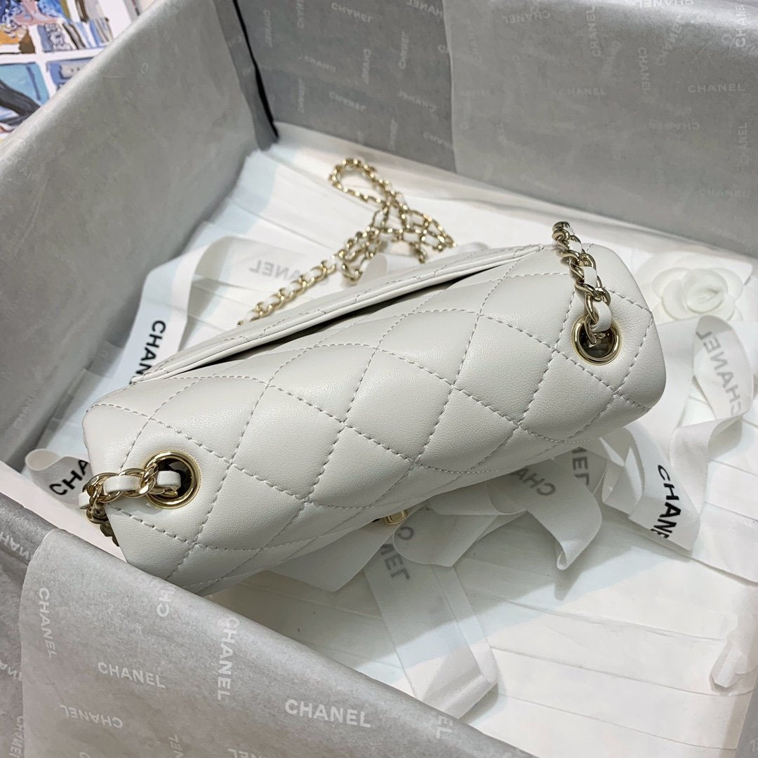 CHANEL 23C White Mini