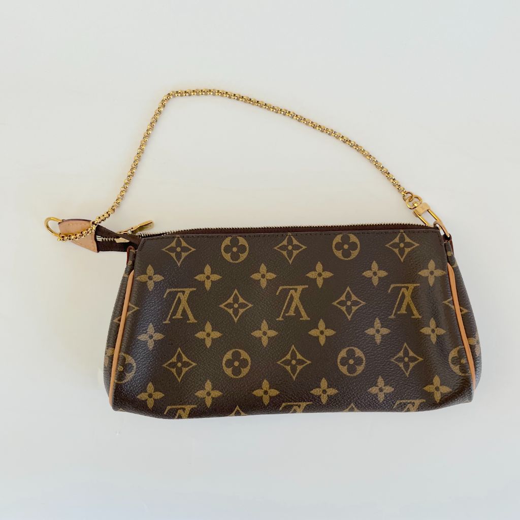 Louis Vuitton Eva Monogram Canvas Clutch Bag