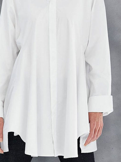 Simple and Loose Women's Long-sleeved Shirt