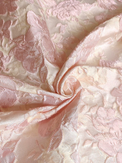 Jacquard Floral A-line Cocktail Dress