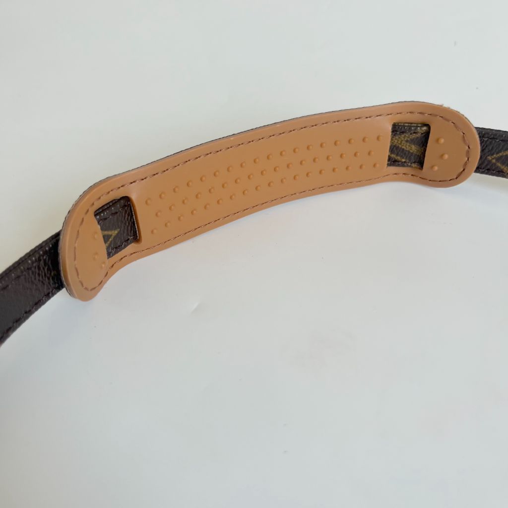 Louis Vuitton Brown Monogram Canvas Mini Speedy Shoulder Bag w Strap