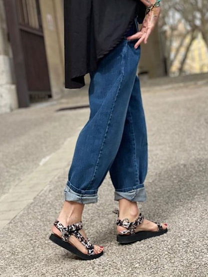 Daily Comfortable Loose Ladies Jeans