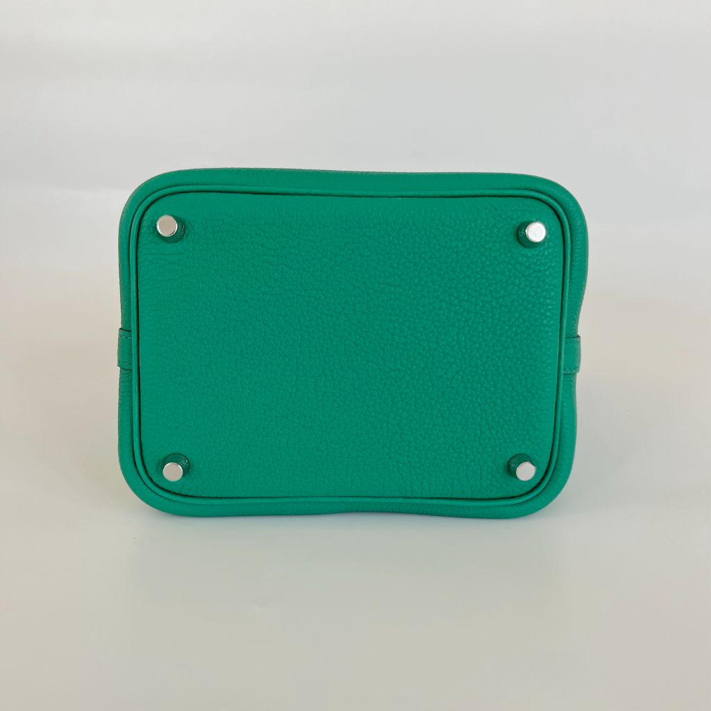 Hermès Picotin Lock 18 Taurillon Maurice Vert Jade Bag
