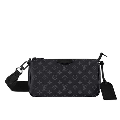 LOUIS VUITTON POCHETTE ACCESSOIRE XL BLACK 27CM M11741