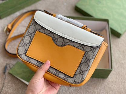 Gucci Padlock Front Pocket Flap Shoulder Bag