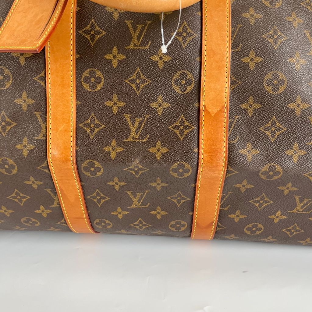 Louis Vuitton monogram Keepall Bandouliere 55” bag