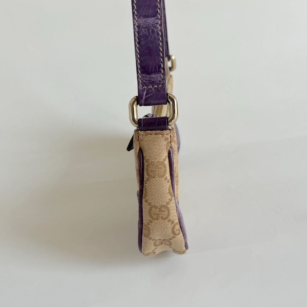 Gucci Beige Guccisima Vintage Small Shoulder Bag