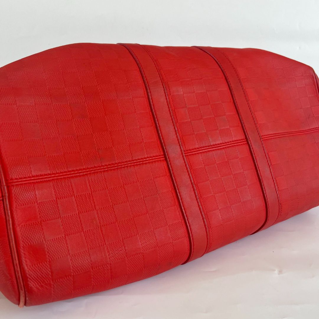 Louis Vuitton Damier Infini Keepall Bandouliere 45 Boston Bag