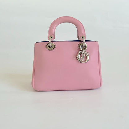 Dior Pink Leather Mini Diorissimo Tote