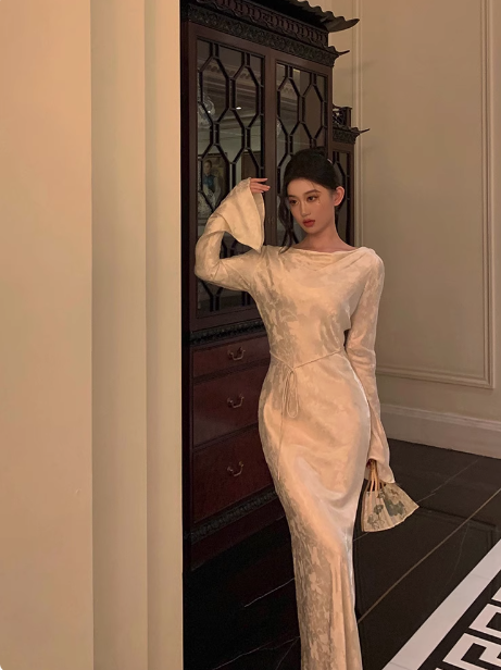 Sexy Sheath Long Sleeves Autumn 21st Birthday Dress Party Gown Birthday Outfits Birthday Dress Ideas For Women DP1901