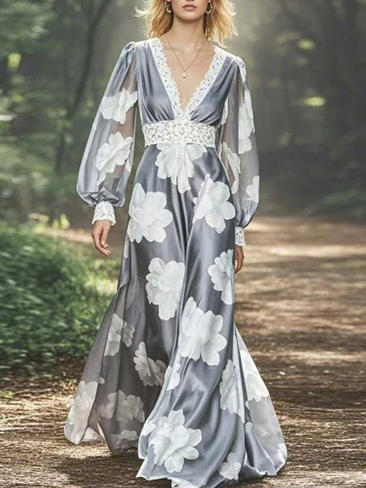 Lace Edge Temperament Vacation Women's Dress