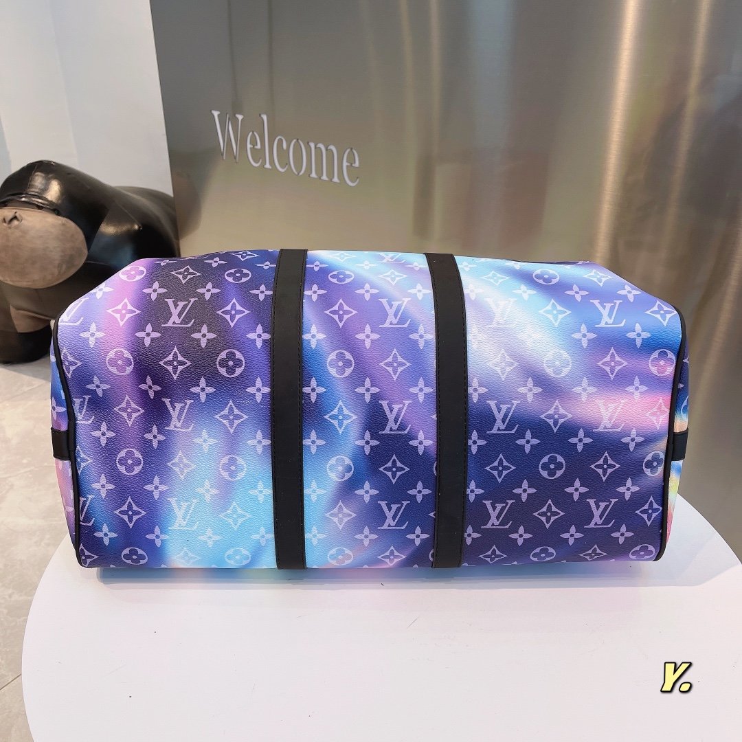 Louis Vuitton Tie Dye Monogram Sunset Keepall Bandouliere 50