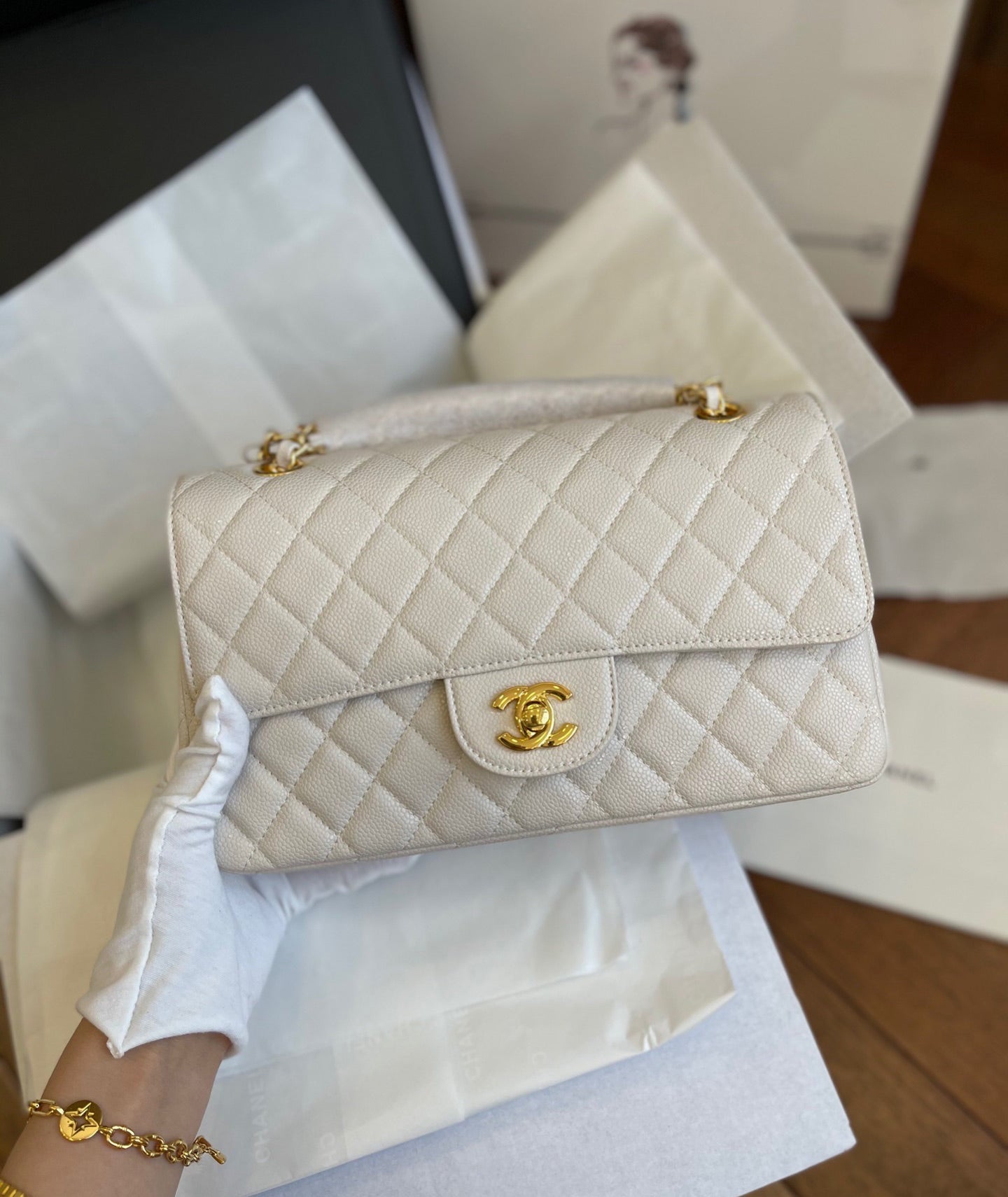 Chanel Mini Flap Bag Calfskin