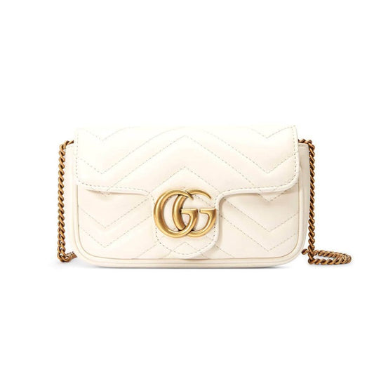 GUCCI Marmont matelasse leather super mini bag