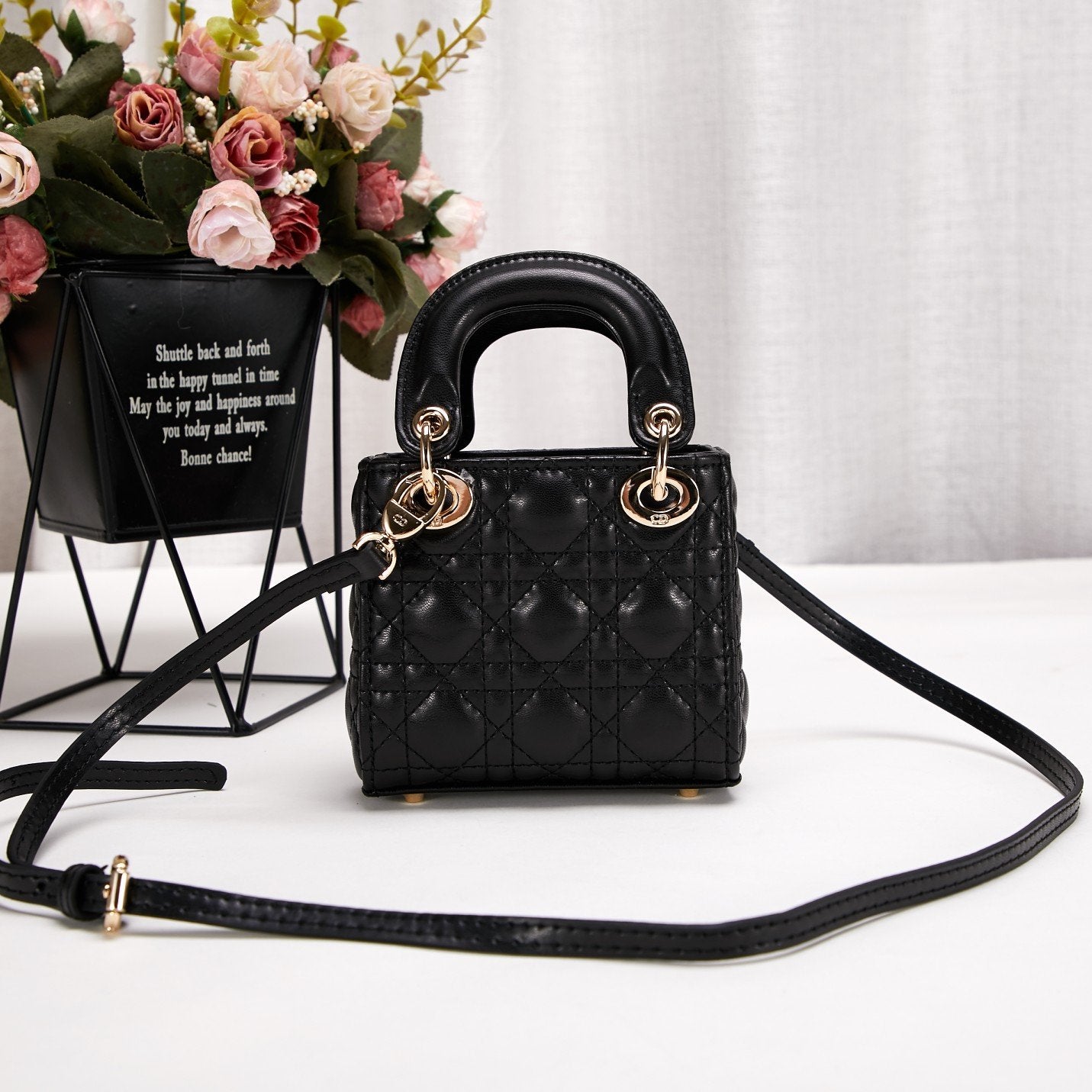 Dior Dior Micro Bag Black Cannage