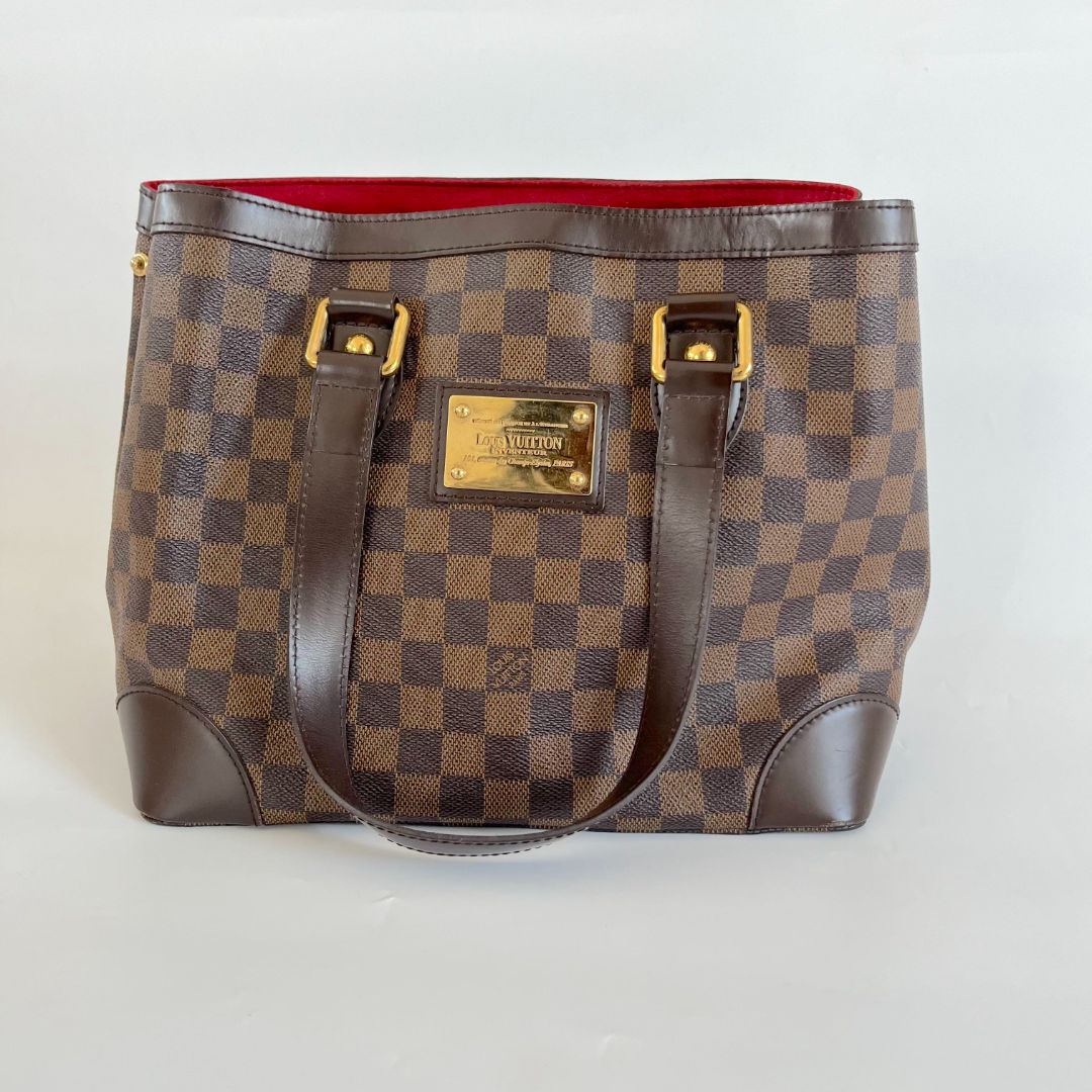 Louis Vuitton Damier Ebene Canvas and Leather Hampstead PM Bag