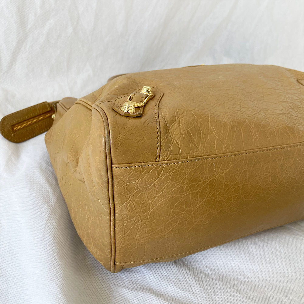 Balenciaga Classic Velo Tan City Bag
