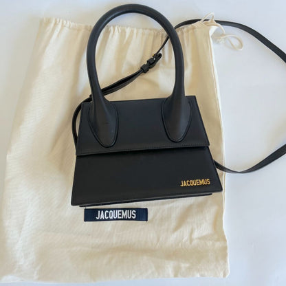 Jacquemus Le Grand Chiquito black leather bag
