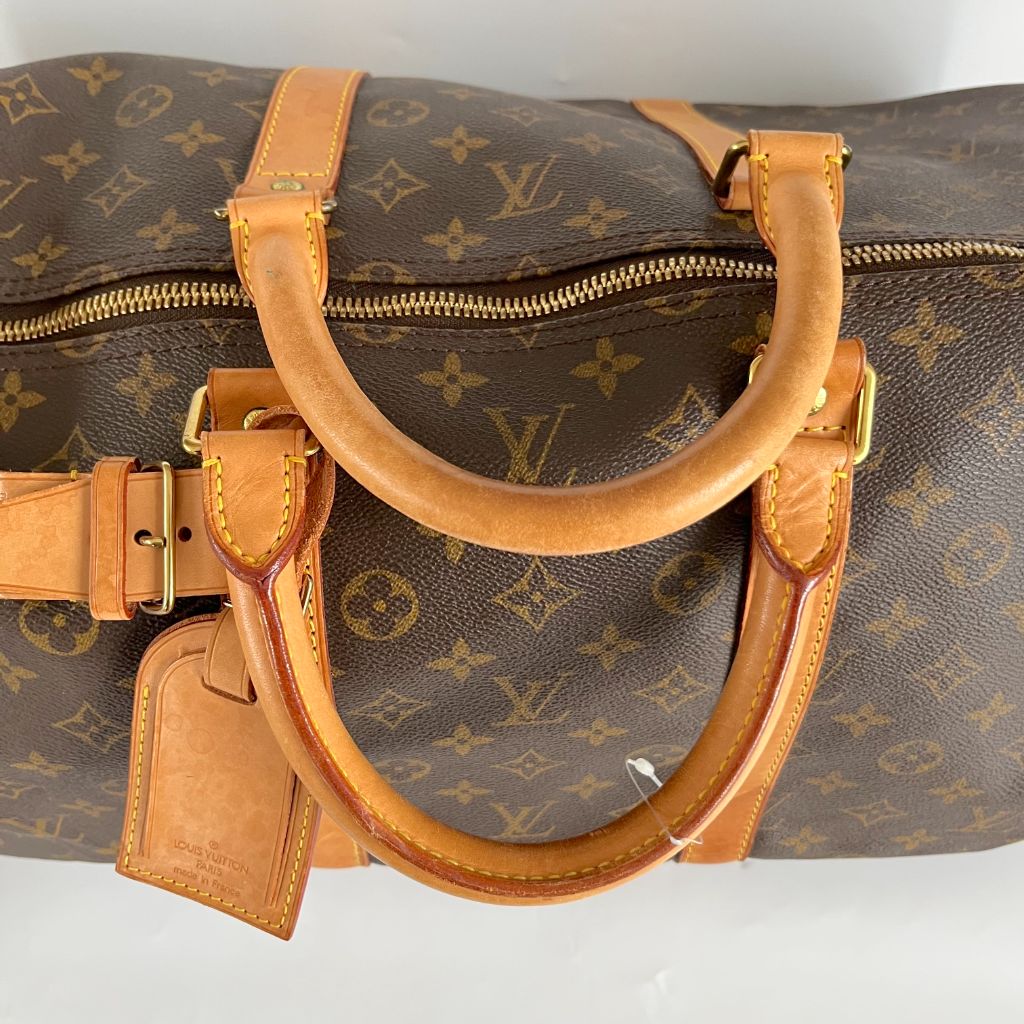Louis Vuitton monogram Keepall Bandouliere 55” bag